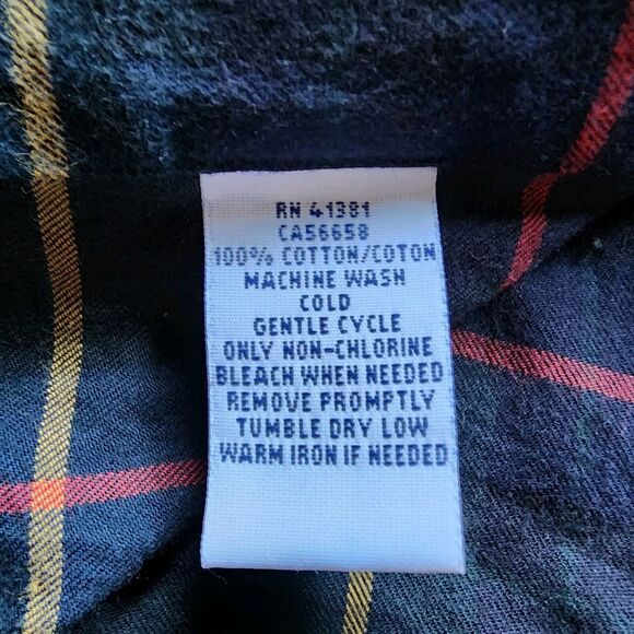 Ralph Lauren Shirt Mens 3XLT Tall Blue Yellow Red Tartan Plaid Long Sleeve - Picture 10 of 10